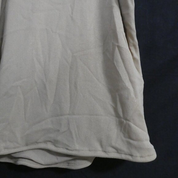 GUESS JEANS | large | Chic High Neck Caramel Sleeveless Top | Tie Up Waist - Picture 14 of 14